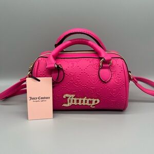 Juicy couture semi charmed satchel crossbody purse